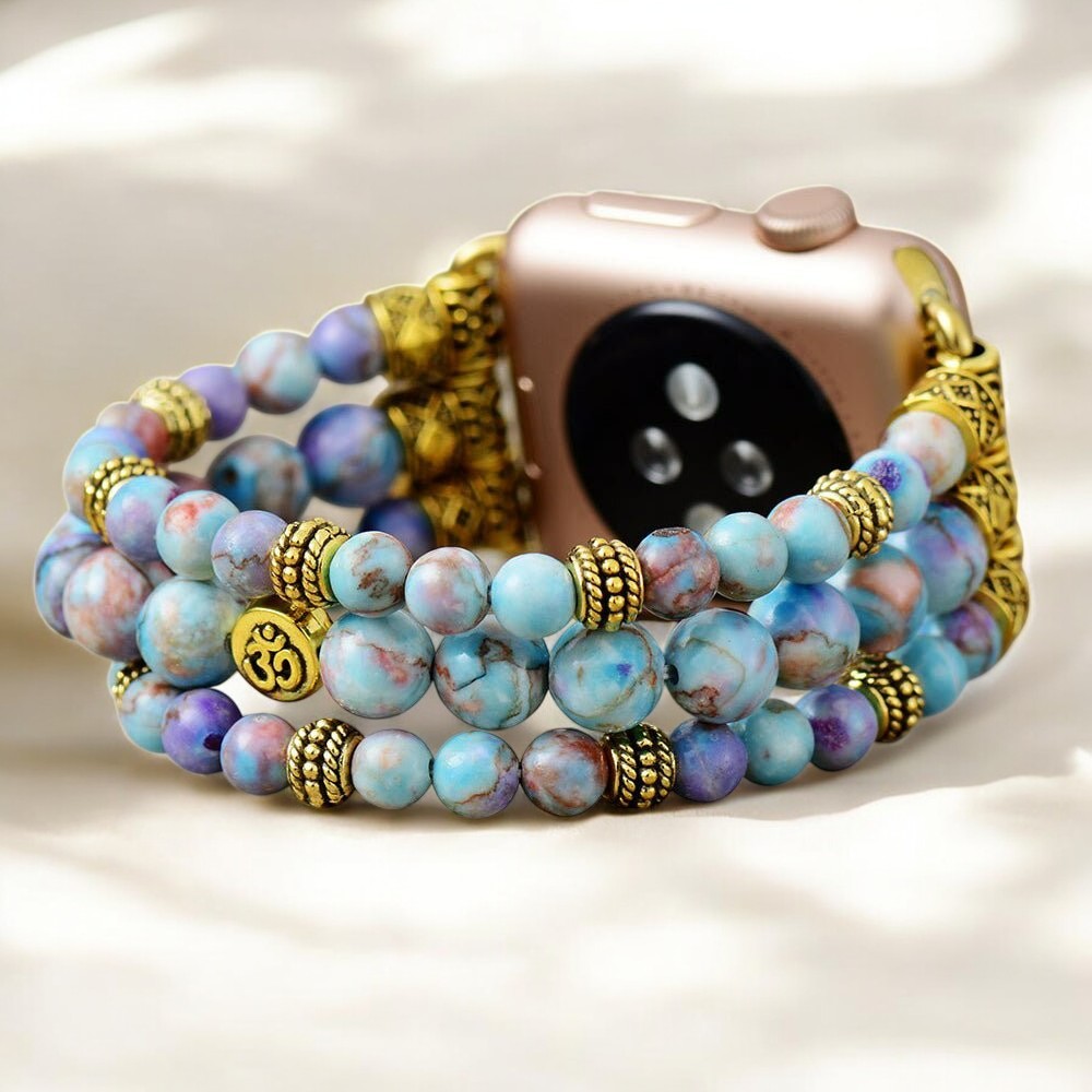 Pulseira Elástica Peaceful Jasper para Apple Watch