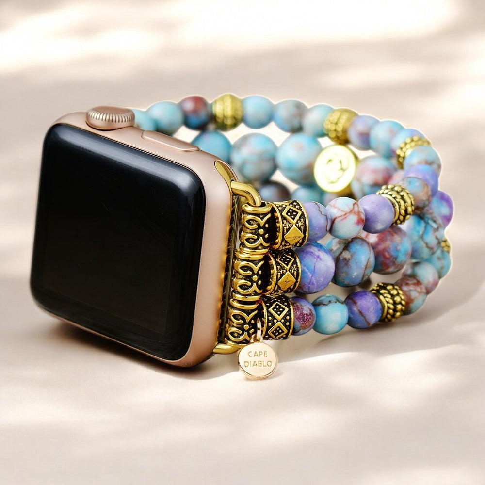 Pulseira Elástica Peaceful Jasper para Apple Watch