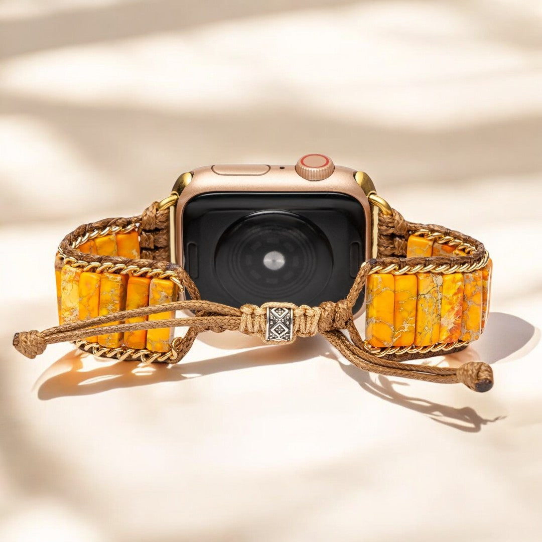 Pulseira Peachy Imperial Jasper para Apple Watch