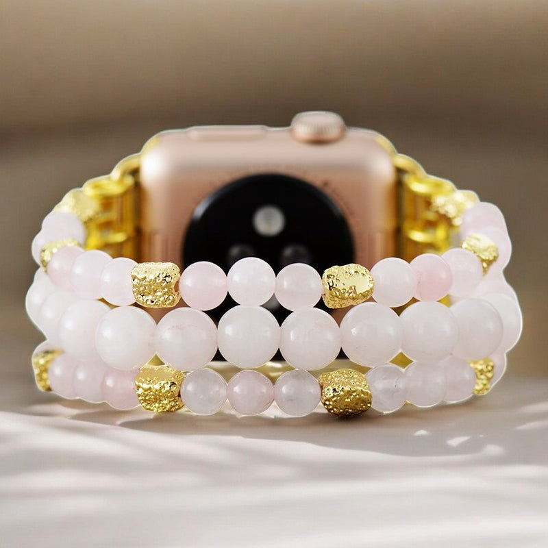 Pulseira Elástica Rose Quartz para Apple Watch