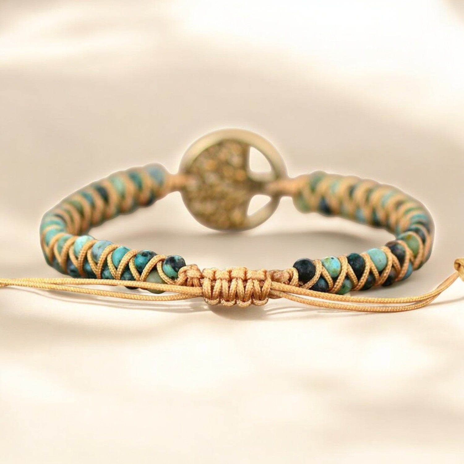 Pulseira Árvore da Vida em Jaspe Africano