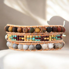 Pulseira Vintage Jasper Wrap