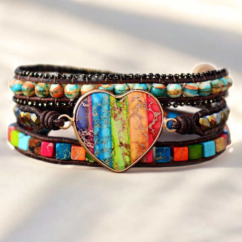 Pulseira Envolvente de Proteção Chakra Moonlight