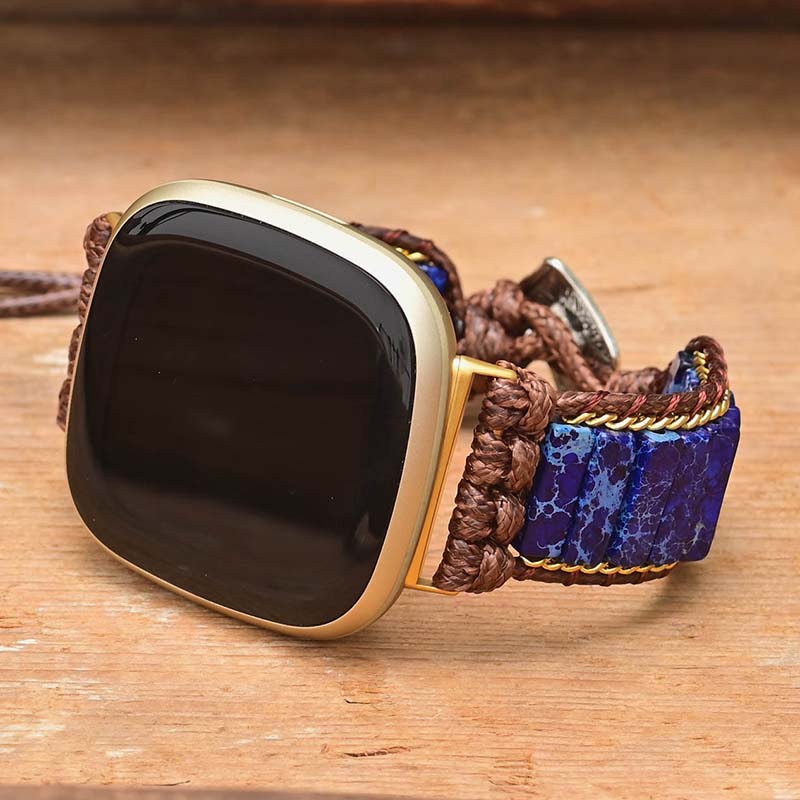 Bracelete para relógio Fitbit Versa 1 e 2 Azure Jasper