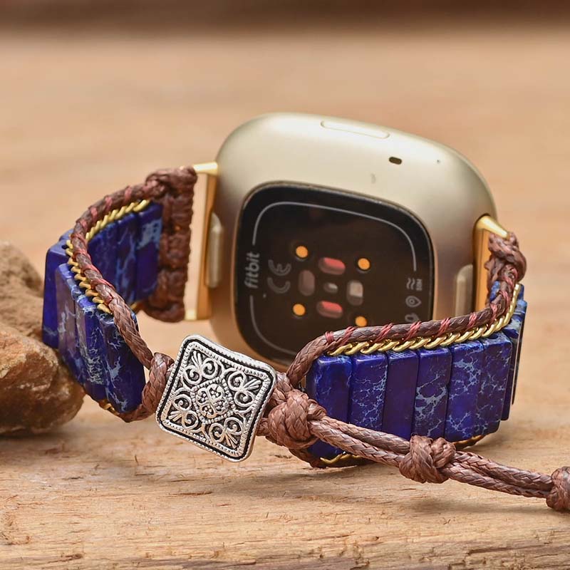 Bracelete para relógio Fitbit Versa 1 e 2 Azure Jasper