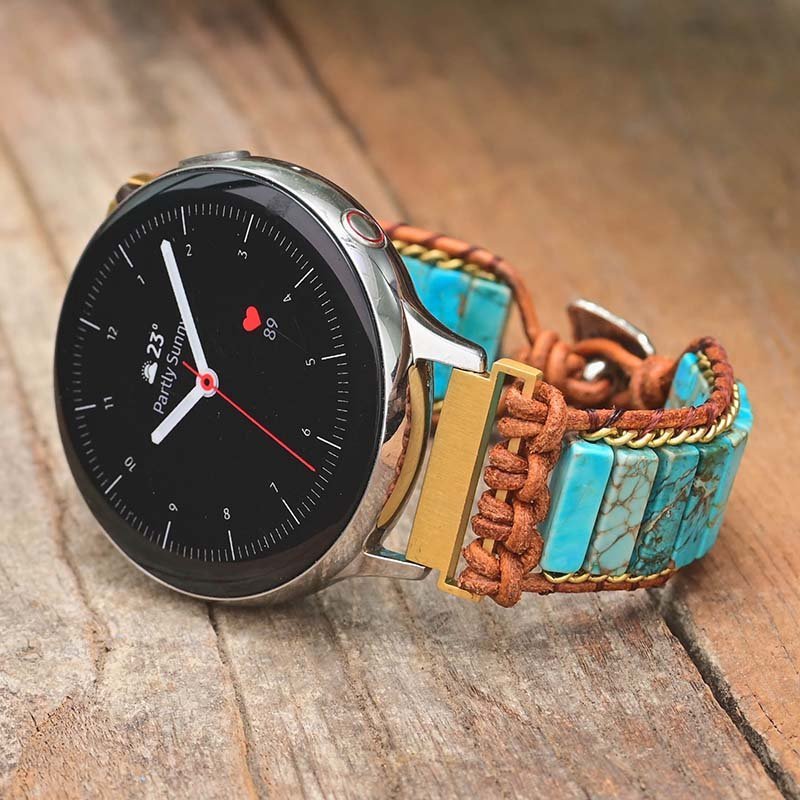 Native Turquoise Samsung Galaxy Watch Strap - Cape Diablo