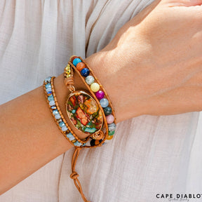 Warrior Goddess Wrap Bracelet - Cape Diablo